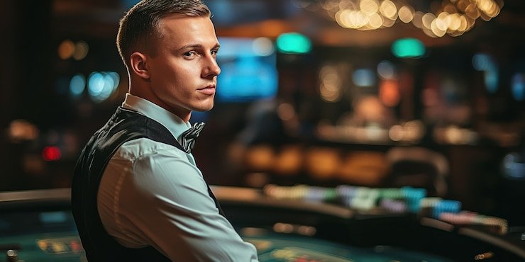 Reel slot dan kontrol taruhan Antarmuka permainan slot di nusabet dengan reel dan tombol kontrol